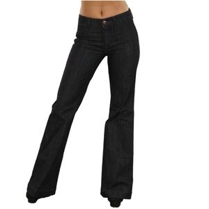 RICH & Skinny Dark Denim Flare Boot Cut Jeans Sz 28